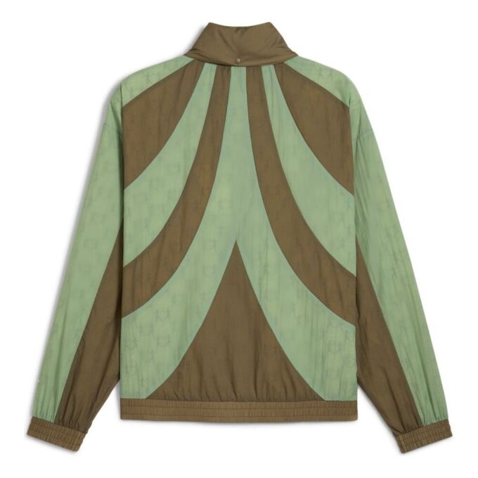 Chaqueta cortavientos holgada PUMA x KIDSUPER «Verde polvoriento»