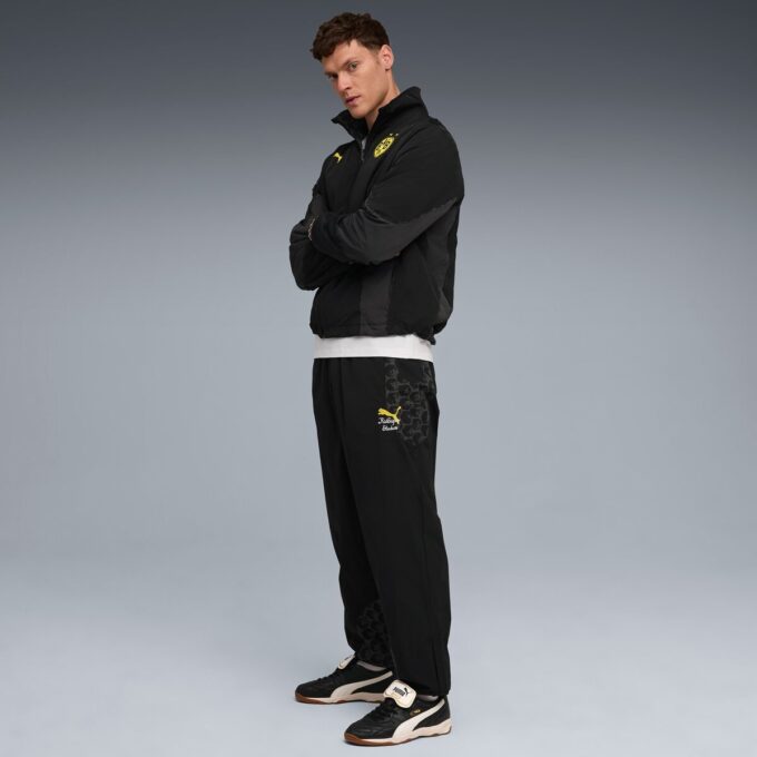 Chaqueta cortavientos reversible de fútbol PUMA x KIDSUPER Borussia Dortmund para hombre