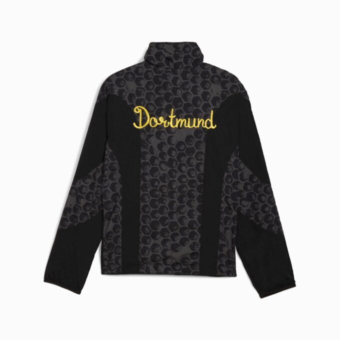 Chaqueta cortavientos reversible de fútbol PUMA x KIDSUPER Borussia Dortmund para hombre