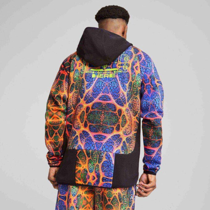 Chaqueta de baloncesto con cremallera Melo Alien Skin para hombre
