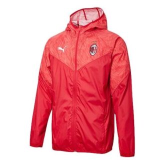 Chaqueta de calentamiento del AC Milan «Roja»