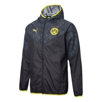 Chaqueta de calentamiento del Borussia Dortmund «Negra»