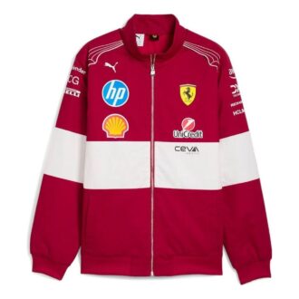 Chaqueta de carreras PUMA x Scuderia Ferrari «Cereza oscuro»