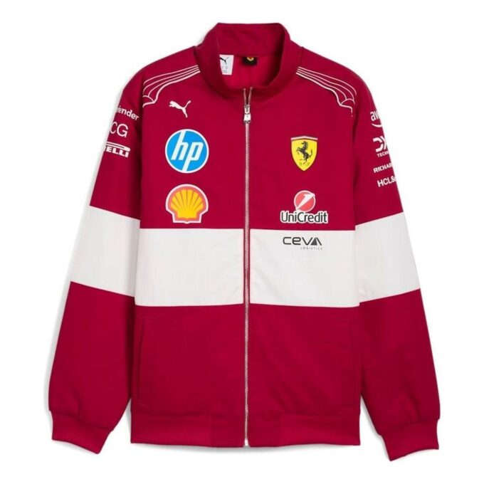 Chaqueta de carreras PUMA x Scuderia Ferrari «Cereza oscuro»