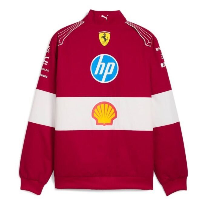 Chaqueta de carreras PUMA x Scuderia Ferrari «Cereza oscuro»