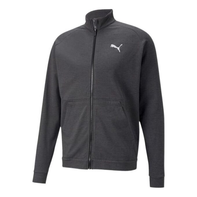 Chaqueta de entrenamiento Cloudspun con cremallera completa «Negra»