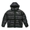 Chaqueta de plumas con volumen «Negro y blanco»
