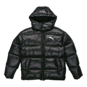 Chaqueta de plumas con volumen «Negro y blanco»