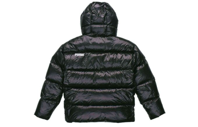 Chaqueta de plumas con volumen «Negro y blanco»