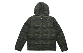 Chaqueta de plumas de camuflaje con capucha Streetstyle 480 «Negra»