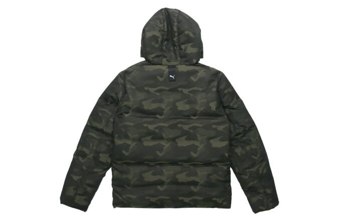 Chaqueta de plumas de camuflaje con capucha Streetstyle 480 «Negra»