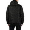Chaqueta de plumas de camuflaje con capucha Streetstyle 480 «Negra»