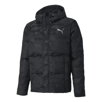 Chaqueta de plumas de camuflaje «Negro y blanco»