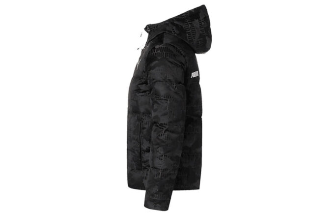 Chaqueta de plumas de camuflaje «Negro y blanco»