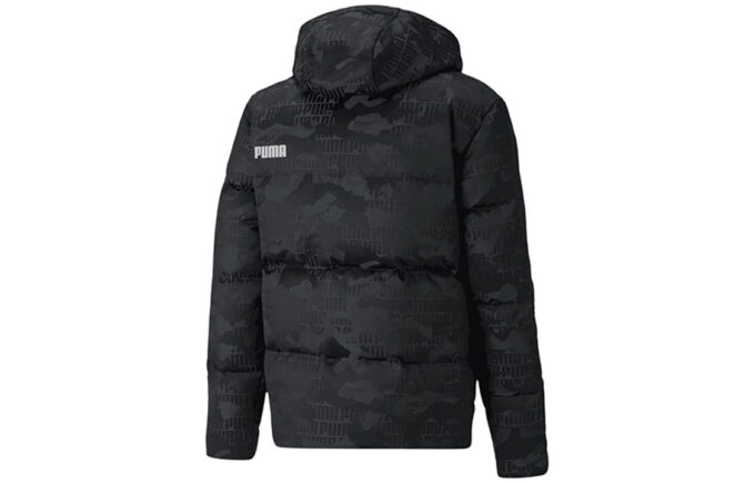 Chaqueta de plumas de camuflaje «Negro y blanco»
