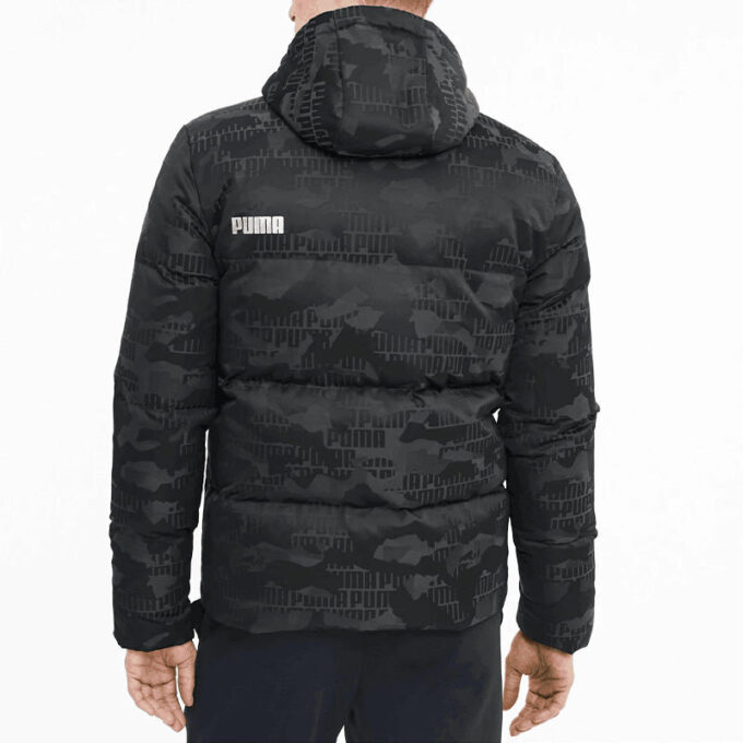Chaqueta de plumas de camuflaje «Negro y blanco»