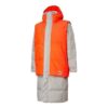 Chaqueta de plumas «Gris Naranja»