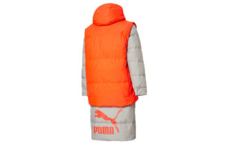 Chaqueta de plumas «Gris Naranja»