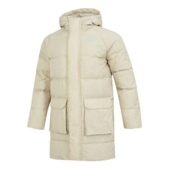 Chaqueta de plumas larga «Beige»