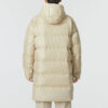 Chaqueta de plumas larga «Beige»