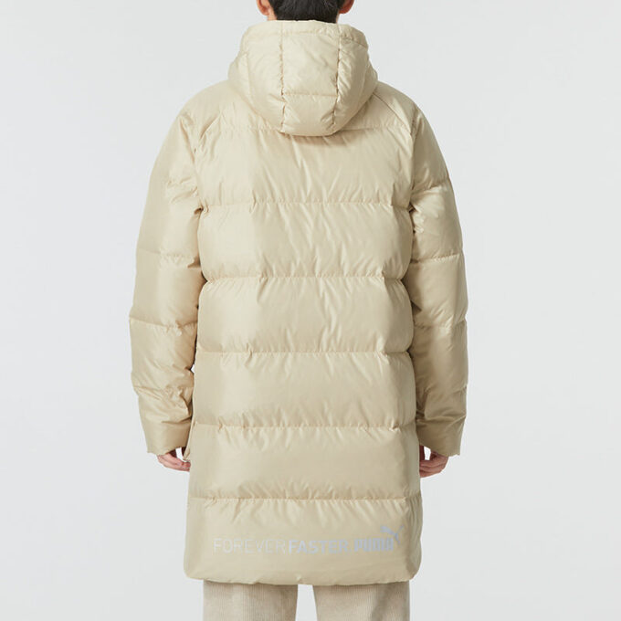 Chaqueta de plumas larga «Beige»