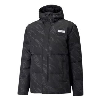 Chaqueta de plumas «Negro Blanco»