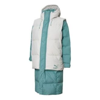 Chaqueta de plumas «Teal White»