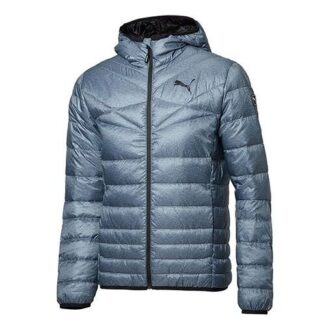 Chaqueta de plumón activa «Gris Negro»