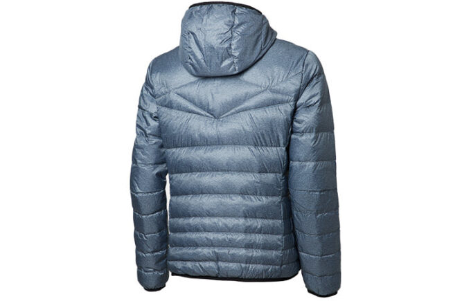 Chaqueta de plumón activa «Gris Negro»