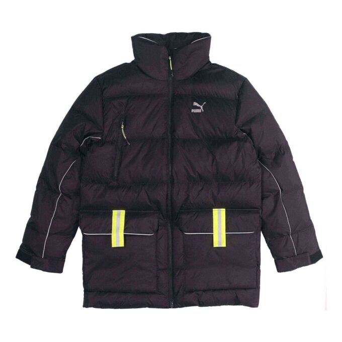 Chaqueta de plumón ligera reflectante «negra»