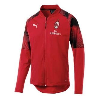 Chaqueta de poliéster del estadio del AC Milan «Roja»