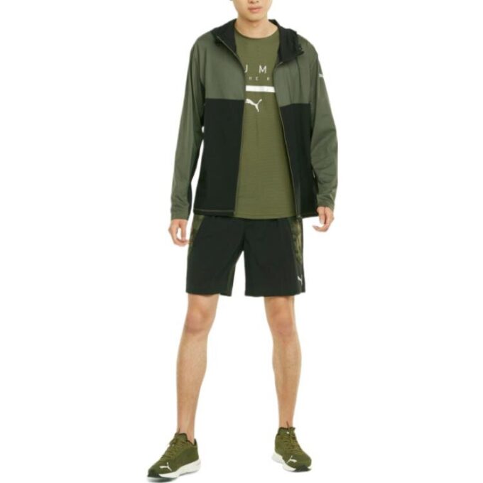 Chaqueta de running Cooladapt con cremallera completa «Verde»