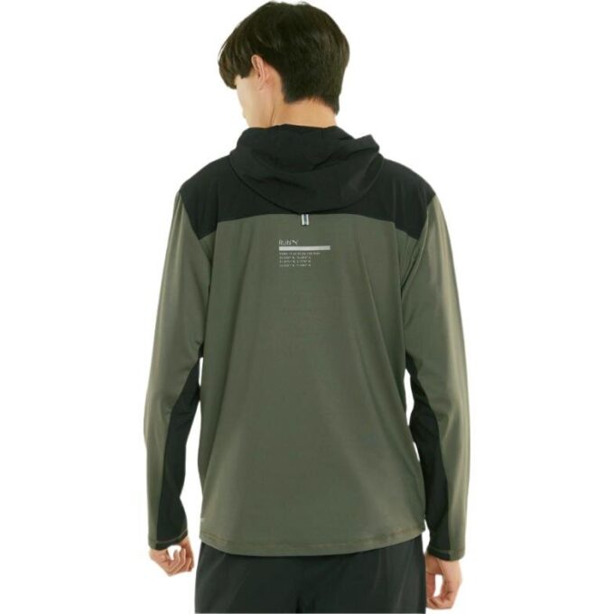 Chaqueta de running Cooladapt con cremallera completa «Verde»