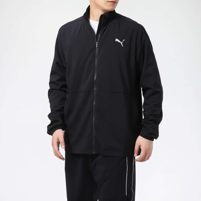 Chaqueta de running tejida favorita «Negra»