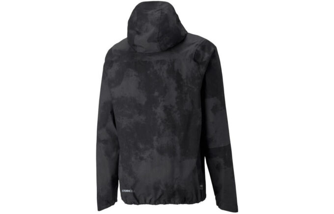 Chaqueta de trail running plegable Seasons StormCELL Sympatex «Negra»