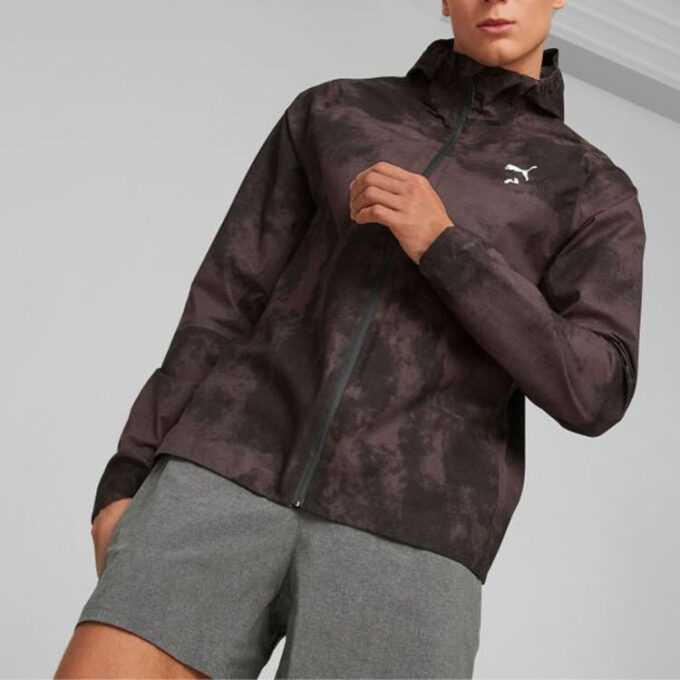 Chaqueta de trail running plegable Seasons StormCELL Sympatex «Negra»