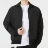 Chaqueta deportiva arrugada T7 «Negra»