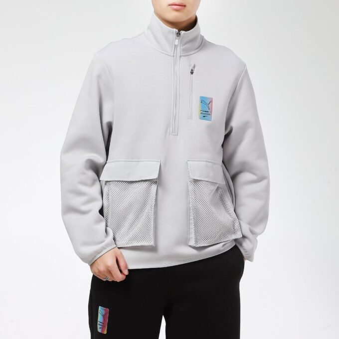 Chaqueta deportiva «Gris Amarillo»