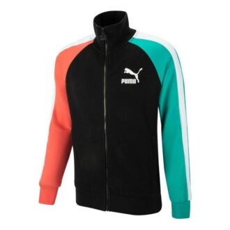 Chaqueta deportiva icónica T7 DK «Negro Azul Rojo»