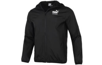 Chaqueta deportiva informal deportiva resistente al viento para correr, color negro
