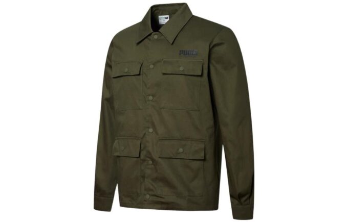Chaqueta deportiva multibolsillos «Verde Negro»