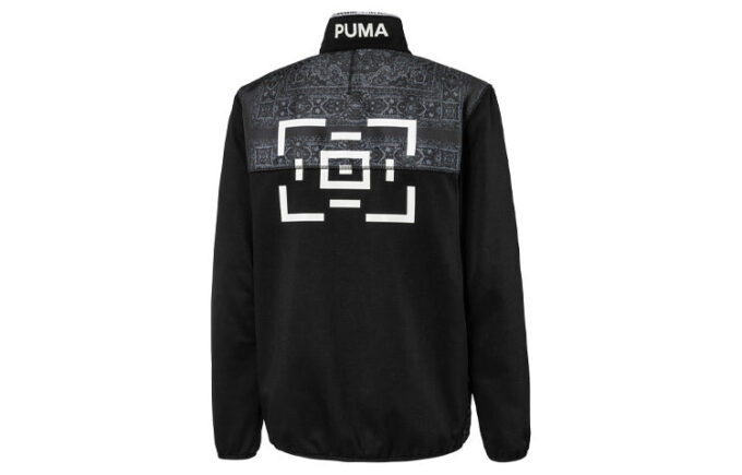 Chaqueta deportiva PUMA x Les Benjamins «Negro, Blanco y Gris»