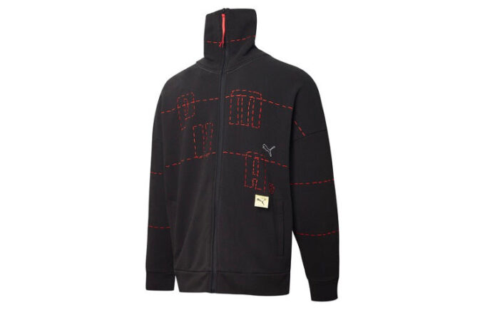 Chaqueta deportiva PUMA x Michael Lau Two Face FZ «Beige»