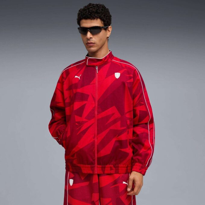 Chaqueta deportiva T7 para hombre Scuderia Ferrari HP 20 años en rojo