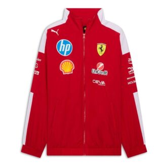 Chaqueta extragrande PUMA x Scuderia Ferrari 2025 Drivers T7 «Cereza oscuro»