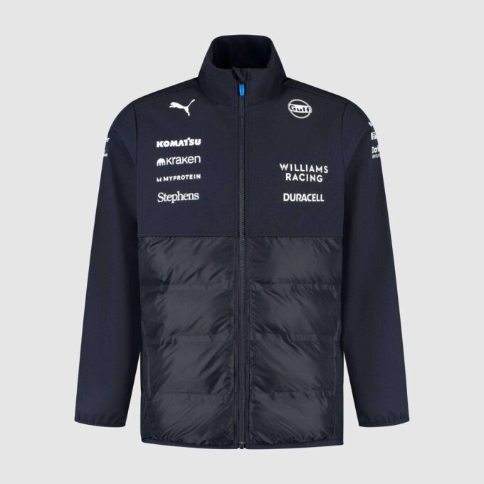 Chaqueta híbrida Williams Racing 2025 Replica para hombre