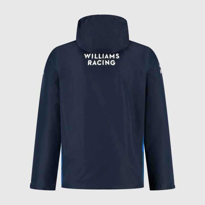Chaqueta impermeable para hombre réplica Williams Racing 2025