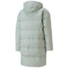 Chaqueta larga clásica de plumas «Gris-Verde»