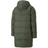 Chaqueta larga clásica de plumas «Verde militar»