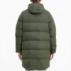 Chaqueta larga clásica de plumas «Verde militar»